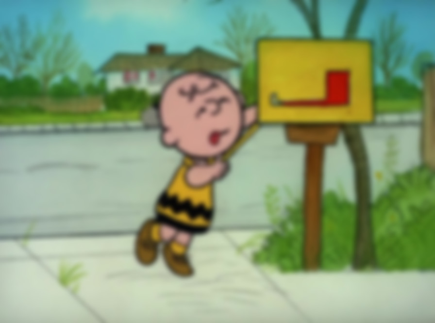 Be My Valentine, Charlie Brown backdrop
