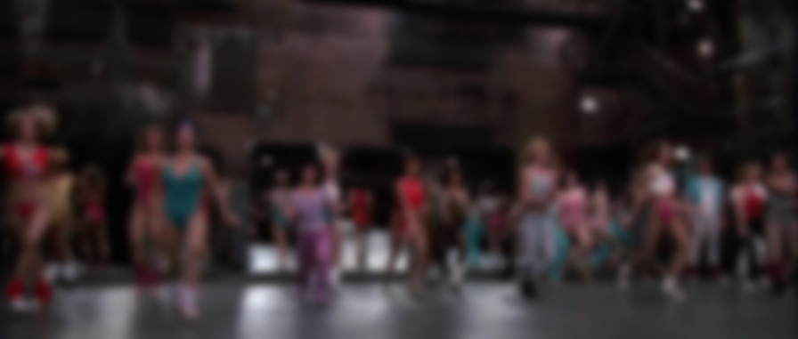 A Chorus Line backdrop