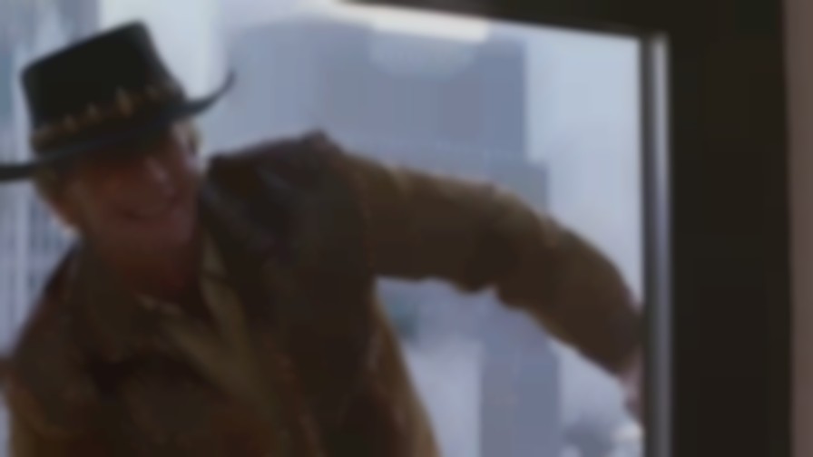 Crocodile Dundee II backdrop