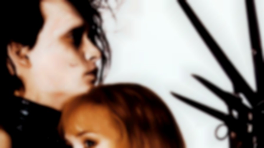 Edward Scissorhands backdrop