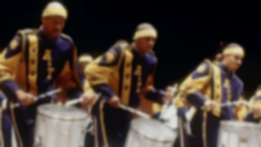 Drumline backdrop