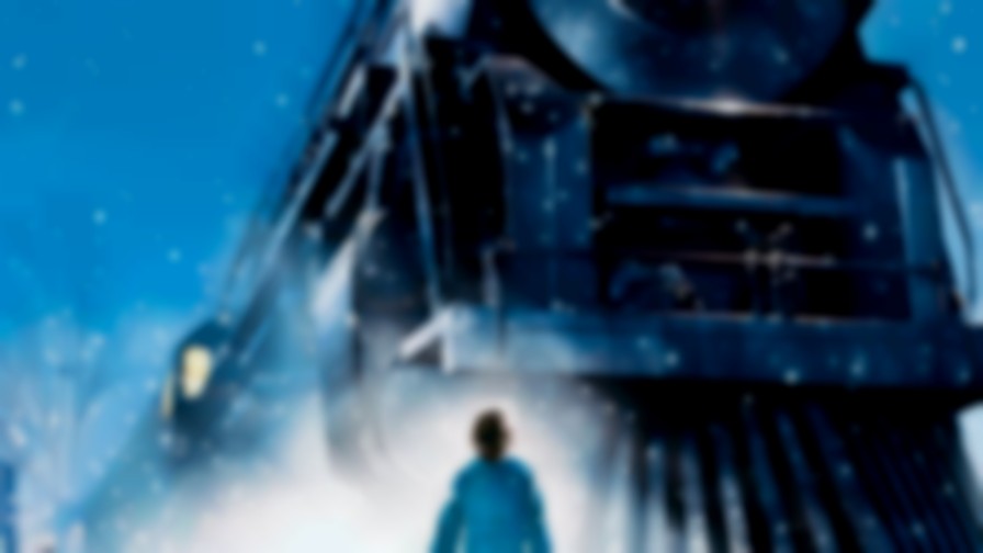 The Polar Express backdrop