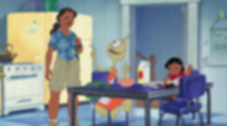Leroy & Stitch backdrop