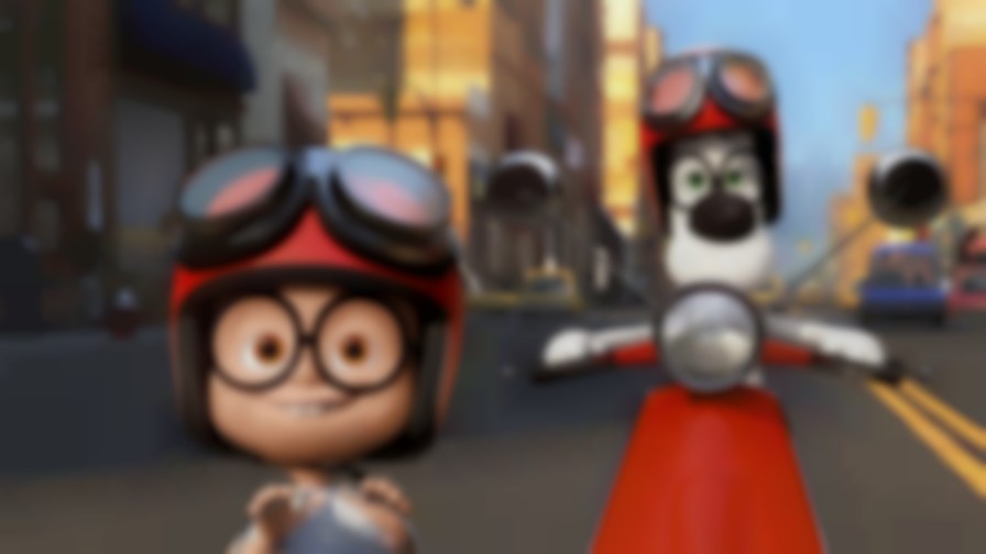 Mr. Peabody & Sherman backdrop
