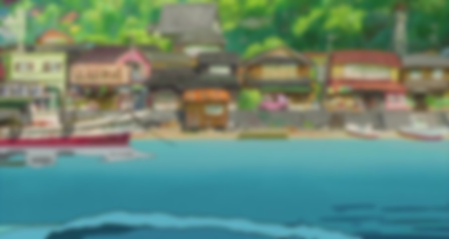 Ponyo backdrop