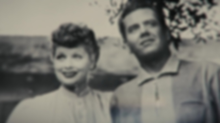 Lucy and Desi backdrop