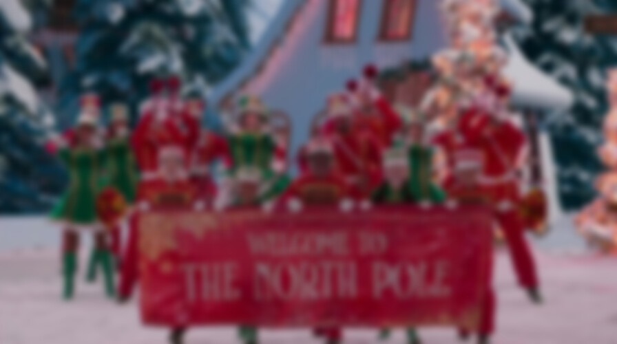 Mariah Carey's Magical Christmas Special backdrop
