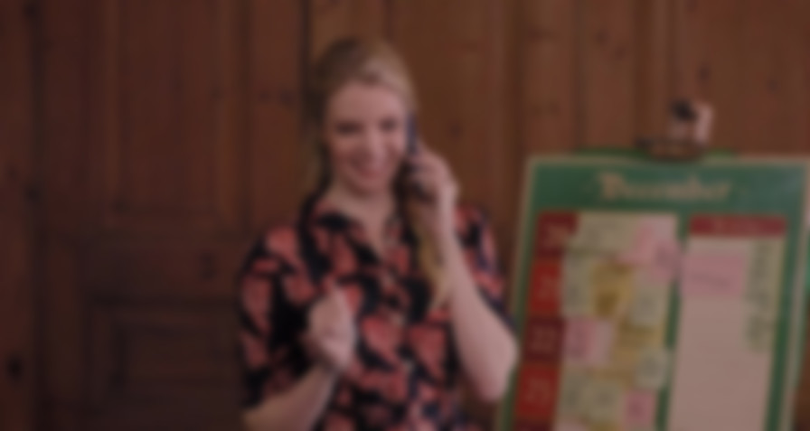 Father Christmas Is Back backdrop