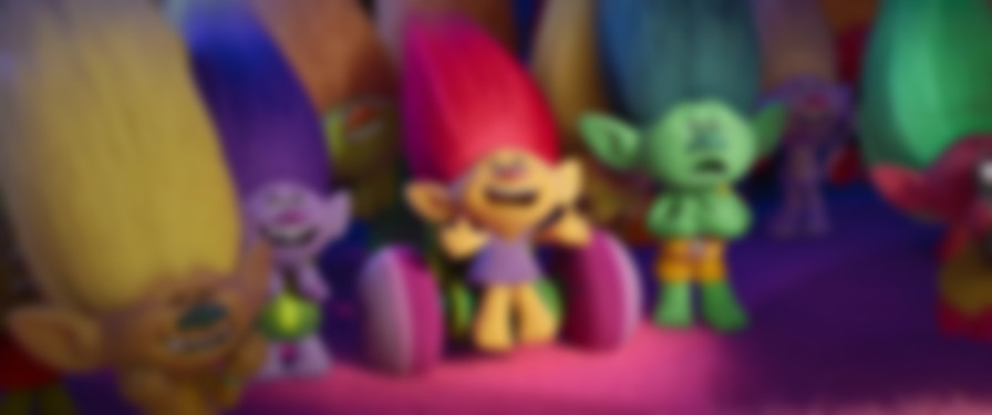 Trolls Band Together backdrop