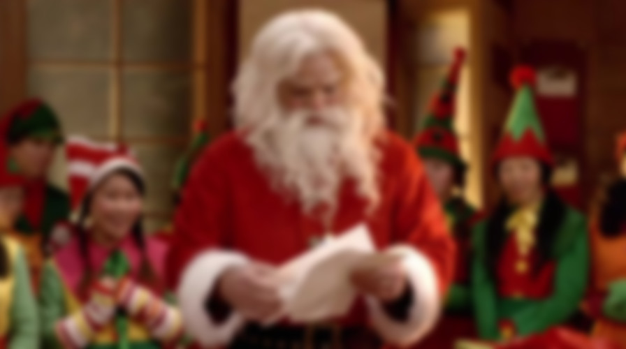 The Search for Santa Paws backdrop