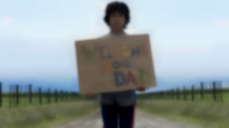 Boy backdrop