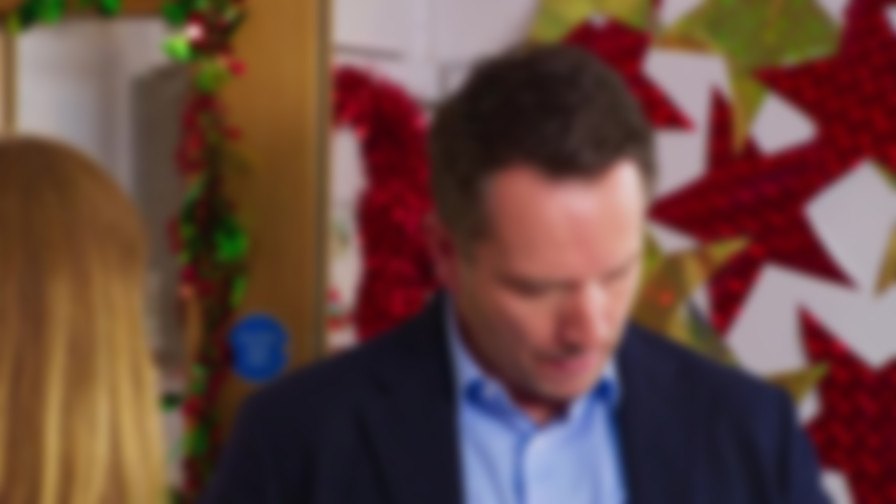 Christmas on Mistletoe Farm backdrop
