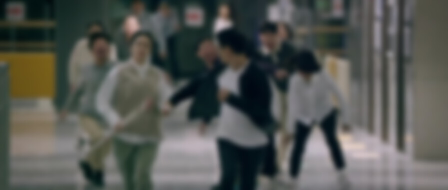Gangnam Zombie backdrop
