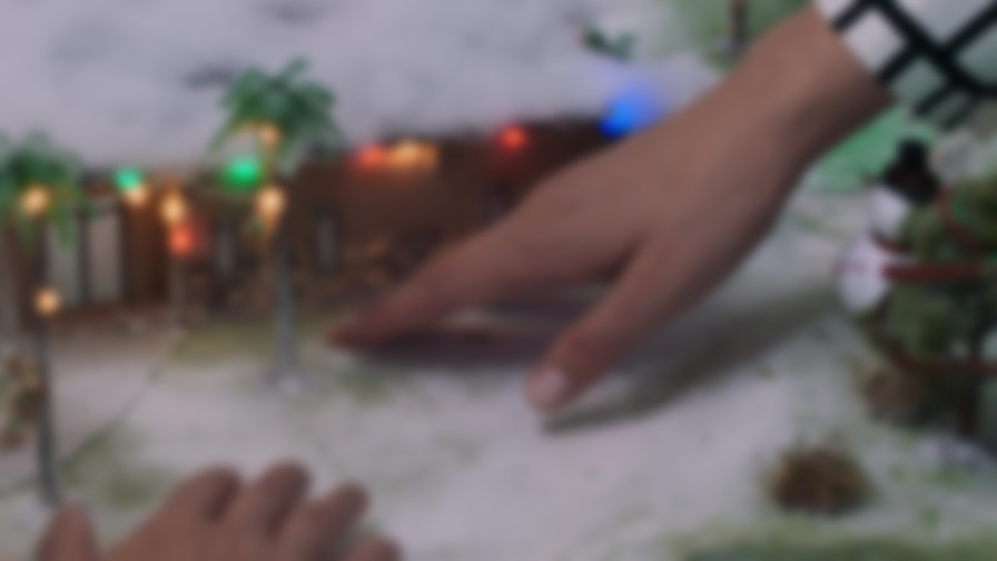 A Tale of Two Christmases backdrop