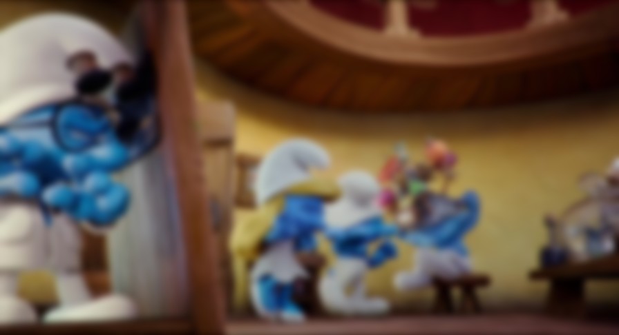 Smurfs: The Lost Village backdrop