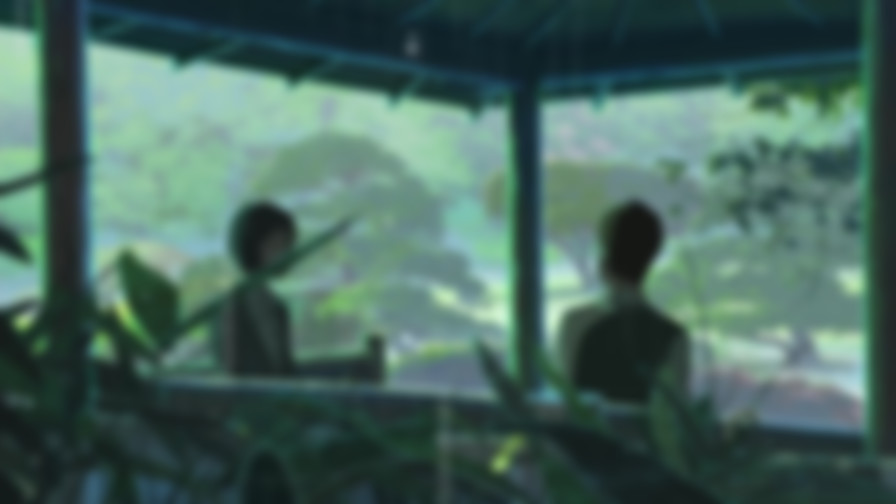 The Garden of Words backdrop