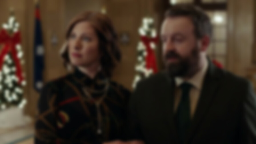 A Royal Christmas Crush backdrop