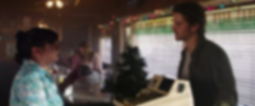 El Camino Christmas backdrop