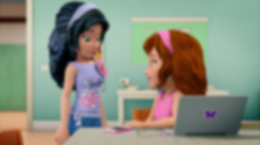 Lego Friends: Girlz 4 Life backdrop
