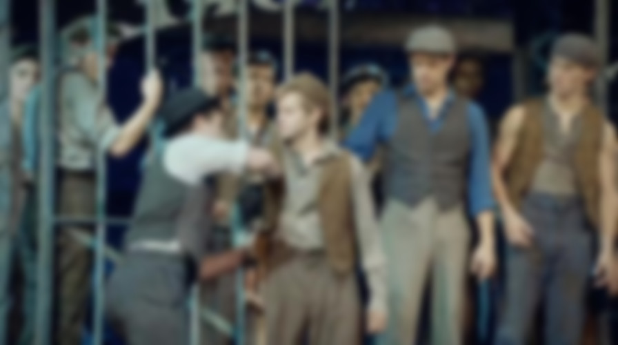 Newsies: The Broadway Musical backdrop