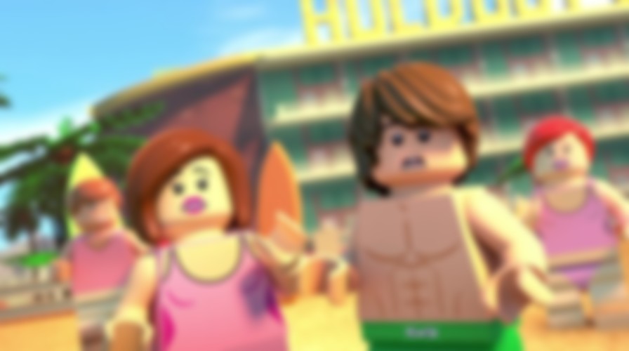 Lego Scooby-Doo! Blowout Beach Bash backdrop