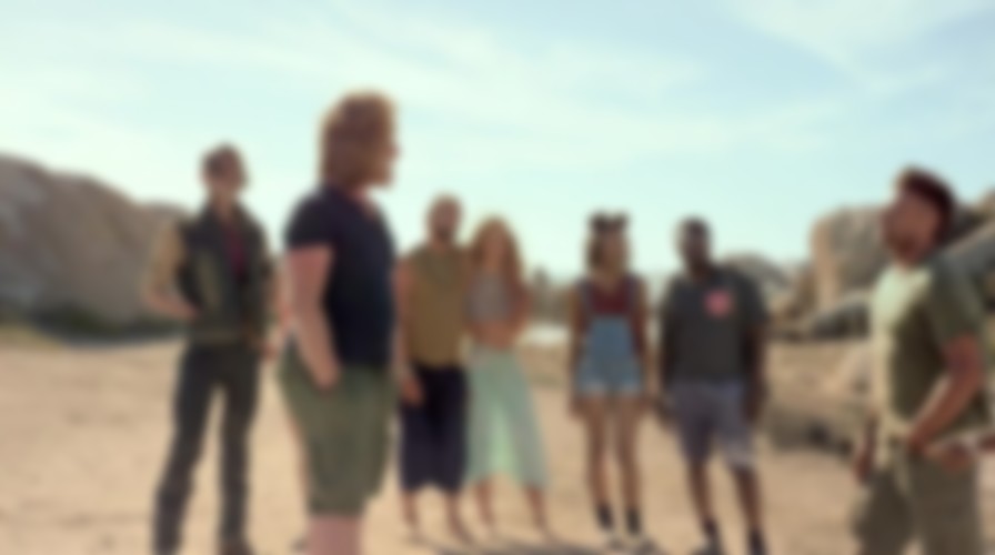 6-Headed Shark Attack backdrop
