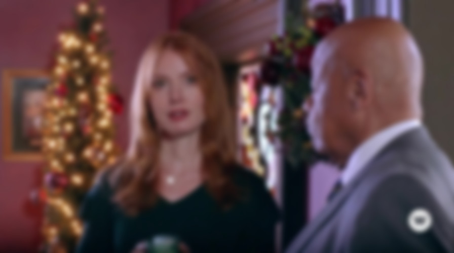 Christmas on Honeysuckle Lane backdrop