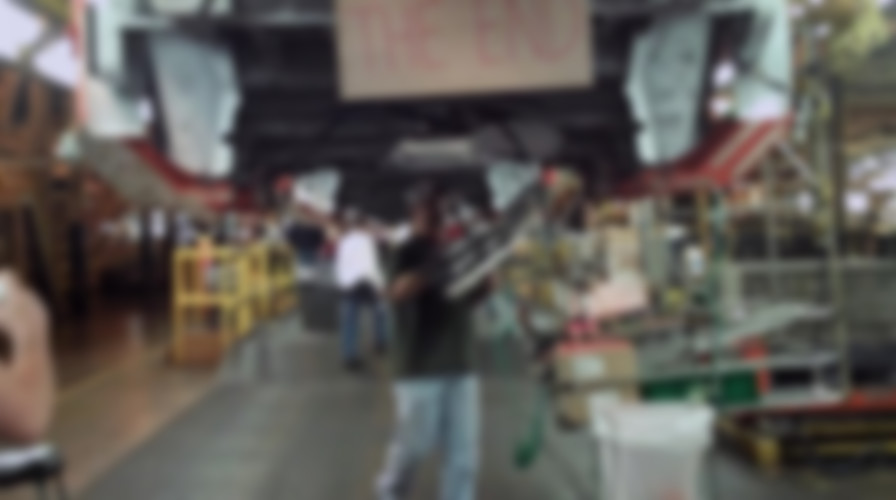 American Factory backdrop